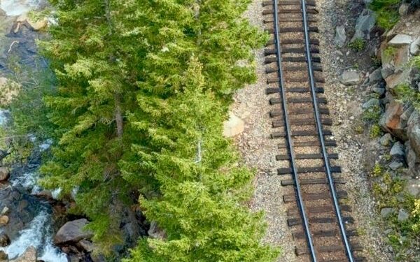 Train Tracks from above
